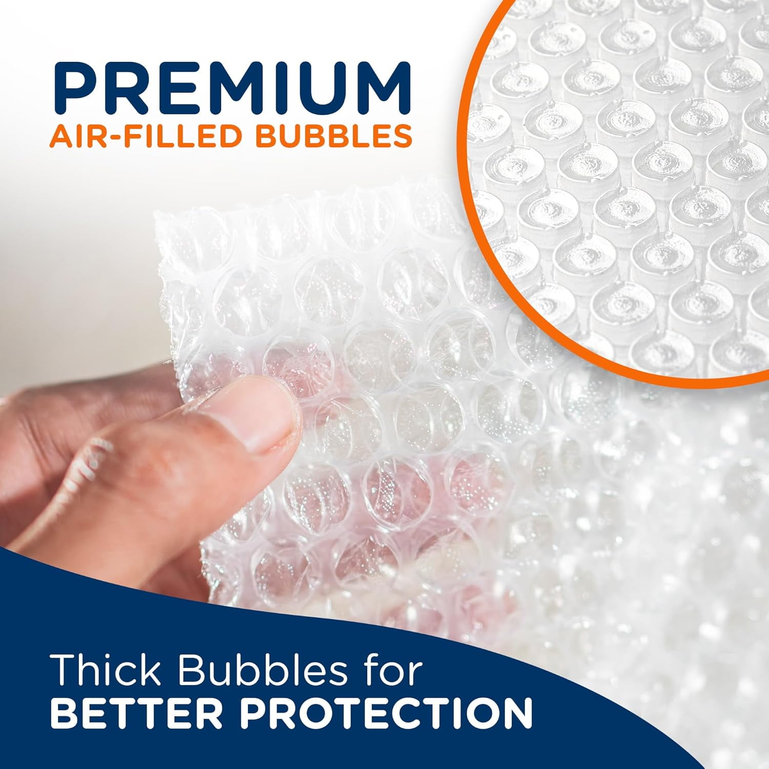 Small Bubble Cushioning Wrap – 175 Ft Clear Bubble Roll for Moving & Shipping, Perforated Every 12 Inches, Pack of 4 for Packaging Boxes and Mailers