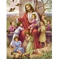 thumbnail image 1 of Jesus Christ with Children - DIY Diamond Painting, 1 of 6