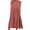 Red, variant on Fesfesfes Women Dress Fall And Winter Casual Round Neck Long Sleeve Folding Solid With Pocket Dresses Under $10