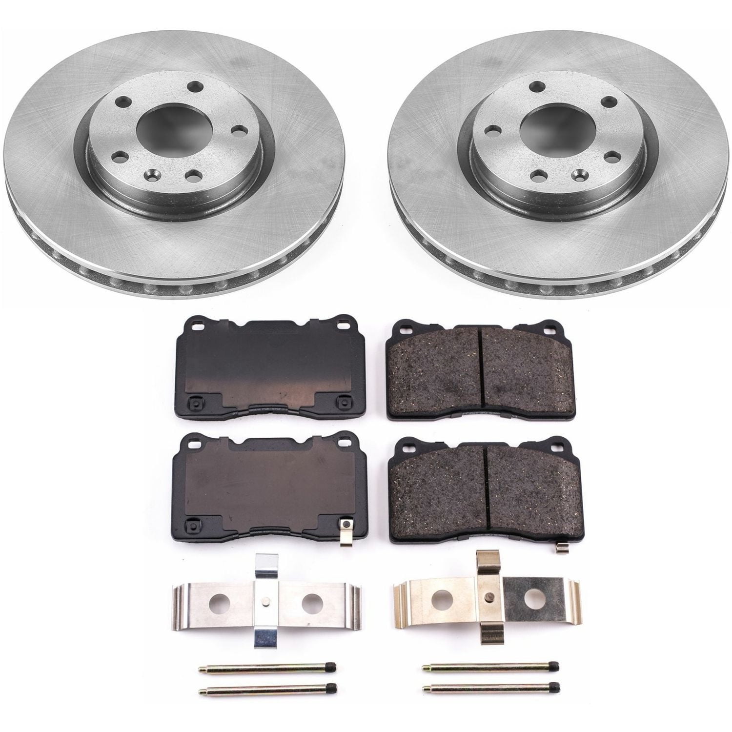 PowerStop Front Stock Replacement Brake Pad and Rotor Kit Fits: CHEVROLET Select Models KOE6528