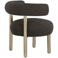 thumbnail image 6 of Meridian Furniture Bordeaux Brown Boucle Fabric Accent Chair, 6 of 38
