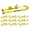 Yellow, variant on Mega Cargo Control 10-Pack 2" x 12' E-Track Ratchet Straps, 1466 lbs Wll, Motorcycle & Pickup Truck Tie Downs, Yellow