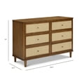 thumbnail image 7 of Namesake Marin with Cane 6 Drawer Assembled Dresser, 7 of 7