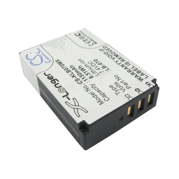 1150mAh Replacement LB070 Battery for KODAK PIXPRO S1, PIXPRO S1