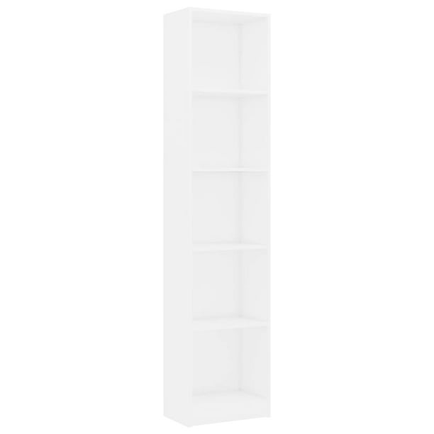 Kepooman Modern 5 Layer Side Corner Storage Cabinet Book Cabinet For Bedroom Floor Cabinet For Living Room Wood White Walmart Com Walmart Com