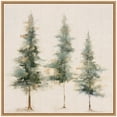 thumbnail image 5 of Kate and Laurel Sylvie Abstract Forest Evergreen Trees Framed Canvas Wall Art by The Creative Bunch Studio 30 x 30 Natural, Rustic Farmhouse, Landscapes, Nature Art for Wall Decor, Living Room, 5 of 8