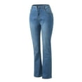 thumbnail image 4 of Flare Jeans For Women High Waist Stretch Slimming Regular Fit Bootcut Jeans Skinny Denim Pants, 4 of 8