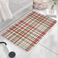 thumbnail image 3 of Multi Color Plaid Checkered Flannel Non Slip Door Rugs,Washable Door Mats Indoor,Decorative Door Mats,Dirt-Resistant and Absorbent Doormat for Entrance,Bedroom,Kitchen,Bathroom,31.5"x17", 3 of 4