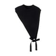 thumbnail image 4 of WEIYLL Women's Tops, Tees & Blouses Solid Color Triangular Shawl Small Layered Black Fall Tops Casual ,One Size, 4 of 4