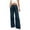 *1-Dark Blue, variant on VBVC Women's Pull-On Denim-look Leggings,Wide Legs Pant For Women,Ladies Breathable Joggers with Pockets,Dark Blue,Size XXXL
