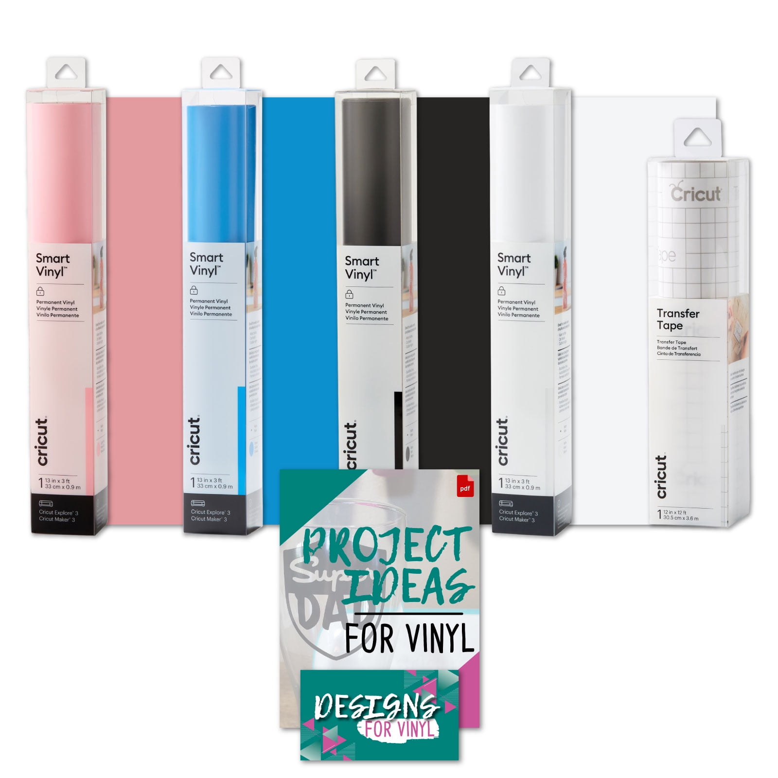 Cricut Smart Permanent Vinyl 3ft Boho Bundle - Walmart.com