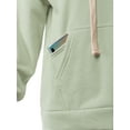 thumbnail image 4 of A2Y Women's Relax Fit Kangaroo Phone Pockets Hoodie Sweatshirts Light Sage M, 4 of 5