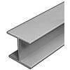 DYNAFORM 871100 W-Beam,ISOFR,Gray,4x4 In,1/4 In Th,10 Ft