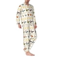 thumbnail image 2 of Lsque Funny Chicken Pattern Long Sleeve Pajama Set for Men - Soft 2-Piece Sleepwear and Loungewear Set with Pockets, Comfy Nightwear-Large, 2 of 7