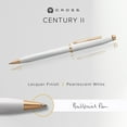thumbnail image 2 of Cross Century® II Pearlescent White Lacquer Ballpoint Pen, 2 of 7