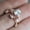 Rose Gold, variant on Leaf Shaped Zircon Ring Rose Gold Plated Copper Jewelry Elegant Statement Ring For Women Size No 6 To No 10 Ring