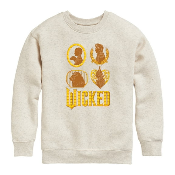 Wicked - Dorthy And Friends - Youth Crew Fleece Sweatshirt