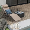 thumbnail image 4 of Costway 2PCS Patio Chaise Lounge Glider Recliner Chair Adjustable Sturdy Frame Outdoor, 4 of 9