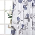 thumbnail image 5 of DSstyles Sheer Curtains Print Flower Tier Curtains Kitchen Curtains for Small Half Window Farmhouse Window Treatment Sets for Bathroom, 5 of 9