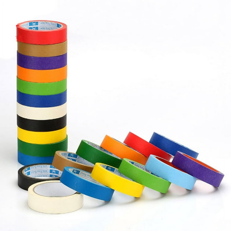 Incraftables Colored Masking Tape (8 Colors). Assorted Colorful