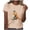 #0286-Beige, variant on Womens T Shirts Monkey Family Print Crew Neck Short Sleeve Slim Fit Stretchy Lightweight Tops Casual Daily Wear Gift
