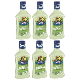 Kraft Green Goddess Dressing, Creamy Tangy Salad Topping with Avocado and Garlic, 16 oz, Pack of 2 - Walmart.com Kraft Green Goddess Dressing, Creamy Tangy Salad Topping with Avocado and Garlic, 16 oz, Pack of 2 - Walmart.com