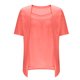 thumbnail image 5 of Camisetas de Manga Corta de Verano para Mujeres, Moda Color Sólido Falso Cuello Redondo de Dos Piezas para Uso Casual Y Diario, 5 of 8