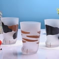 thumbnail image 4 of Vaso de cristal creativo con forma de pie de gato, vaso de bebida de cerveza con garra de gato esmerilado Wmkox8yii  FHAKJF274, 4 of 9