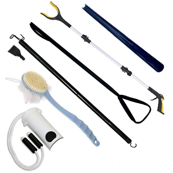 KERPOS 7PC Hip Kit for Hip Replacement Recovery - 2025 Upgrade, Ideal for Post-Surgery & Seniors, Perfect Holiday Gift