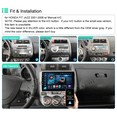 thumbnail image 4 of 4+64GB Android 13 Car Navi Radio Stereo CarPlay for Honda Fit Jazz 2001-2008 Manual A/C GPS WiFi Bluetooth FM/AM DSP, 4 of 14
