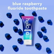 hello Dragon Dazzle Kids Toothpaste with Fluoride, Blue Raspberry Toothpaste, 4.2 Oz Tube