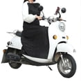 thumbnail image 4 of Bewildely Delantal negro cortavientos tipo manta para scooter, equipamiento de invierno para motoristas de scooter, bicicleta eléctrica y Suministros térmicos, 4 of 6