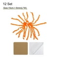 thumbnail image 2 of Unique Bargains 12 Count 6' Large Curly Bows for Gift Wrapping Curling Ribbon with Self Adhesive for Gift Wrap, Orange, 2 of 7