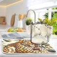 thumbnail image 5 of Leopard Baby Dish Drying Mat Dish Drainer Rack Mats Water Absorbent Non-Slip Easy Clean Heat Resistant for Kitchen Counter, 5 of 8