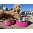thumbnail image 2 of Black Rhino Dura-Bowl Pink 42 Oz | Double Insulated Steel Food & Water Dog Bowls, 2 of 7