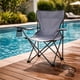 thumbnail image 4 of Silla Plegable para Camping Pesca Playa y Exteriores de Lona Impermebale con Porta Vaso Ligera - Silla para Exterior Ergonomica con Estructura de Acero y Funda Transportadora, 4 of 6