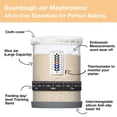 thumbnail image 3 of Kit de frasco para masa madre Meolibour de boca ancha 1,2 L, 3 of 7