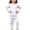 White, variant on Cethrio Girls Cotton Pajama Sets Long Sleeve, Crew Neck Soft 2 Piece Girls' Sleepwear Orange Size 6
