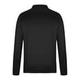 thumbnail image 2 of Quarter Zip Sweatshirts Men, Men's Sweatshirt Deer Printed Polos Shirts Work Half Zip Outwears Plain Pullovers Long Sleeve Tops Lapel Collar Sweaters for Travelling, Walking, 2 of 4