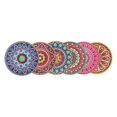 thumbnail image 1 of Posavasos De Cerámica Redondos Posavasos Mandala 3D Absorbente Creativo Hombres Mujeres Regalos De Cumpleaños Divertidos Decoración Estilo 1 estilo 1 Magideal Posavasos De Cerámica Redondos, 1 of 7