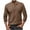 Khaki, variant on Fall Shirts for Men Men Casual Solid V-neck Long Sleeve Pullover Breathable Shirt Blouse Tops