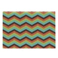 thumbnail image 1 of Chevron Cutting Board, Vintage Zigzag Pattern Royal Jagged Regular Limitless Simple Traces Art Work, Decorative Tempered Glass Cutting and Serving Board, Large Size, Multicolor, by Ambesonne, 1 of 1