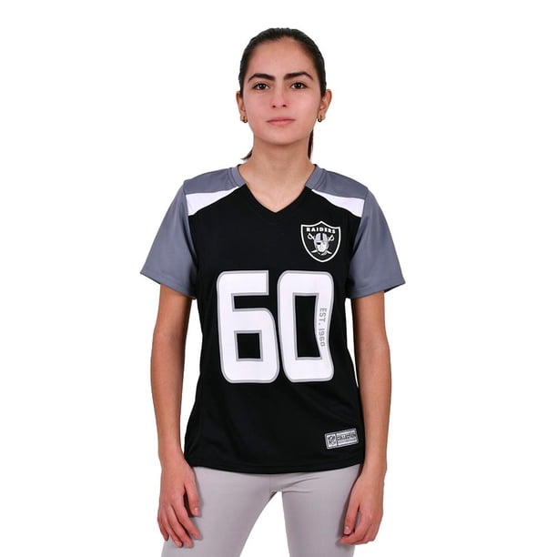 Playera Mujer NFL Talla EX Negro Raiders