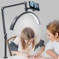 thumbnail image 4 of G TALECO GEAR 2 in 1 Lash Light for Eyelash Extensions, Portable Half Moon Desk Lamp, LED Lash Lamp for Tattoo Artists, Nail Tech, Adjustable Brightness, 4 of 7