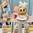 thumbnail image 2 of Mini ropa de peluche para muñecas, traje de 17cm, accesorios para Kpop, Exo, Labubu I II, Idol, monos, vestido, ropa, regalo, 2 of 4