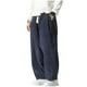 thumbnail image 3 of Pantalones largos de moda para hombre, casuales, de color sólido, de pana, con bolsillos y cuerda elástica, pantalones casuales para hombre., 3 of 4