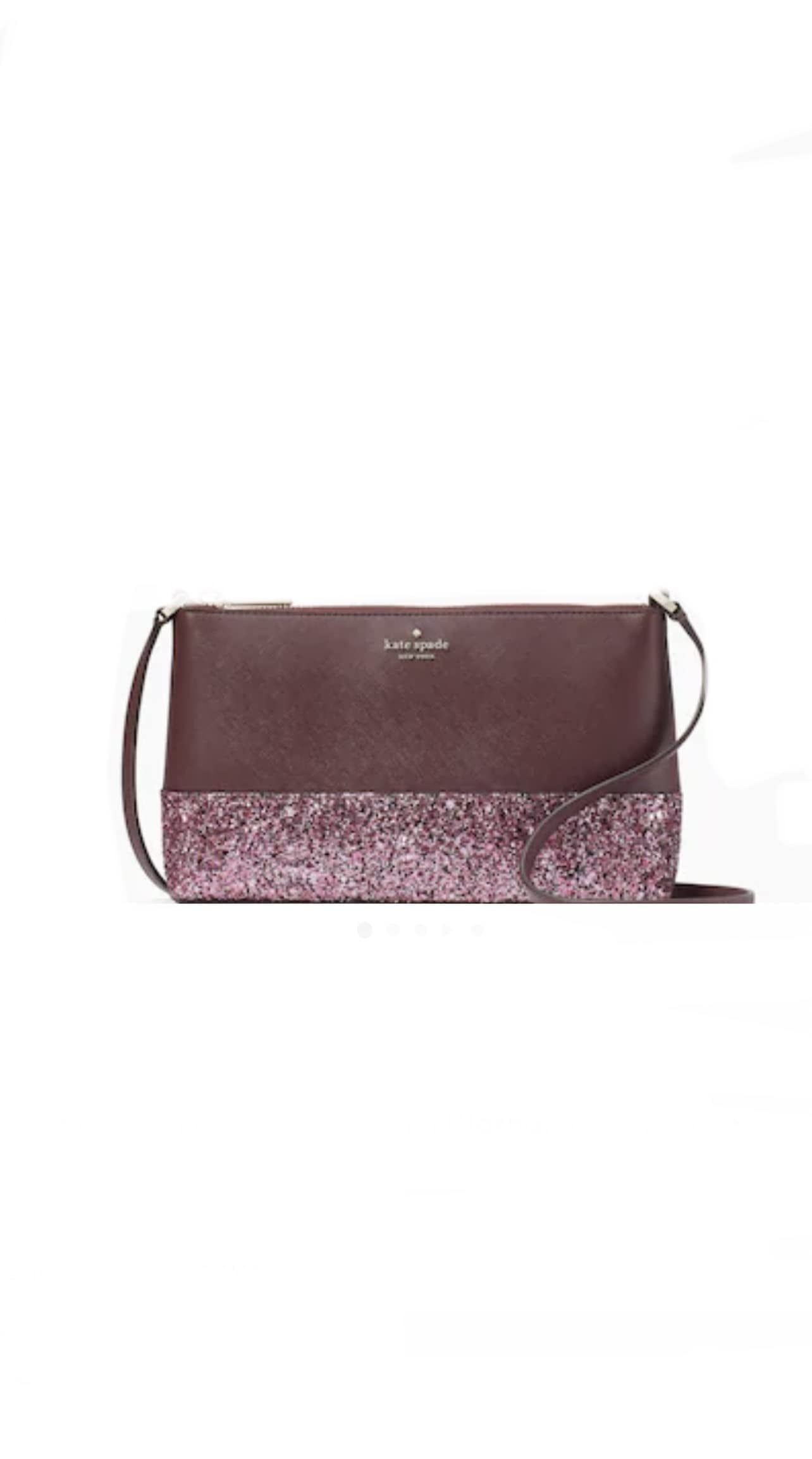 Kate Spade Flash Glitter Fabric Crossbody Bag K8711 $279