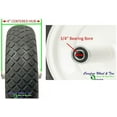 thumbnail image 2 of 13 x 3.50-8 (13" x 3.50) Wheelbarrow/Cart Wheel Assembly (4" Center Hub & 3/4" Bearings), 2 of 2