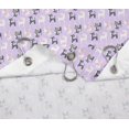 thumbnail image 6 of S4Sassy Purple Chihuahua & Dot Dog Decorative Waterproof Printed Shower Curtain Roller Hooks Drapes-60 x 70 Inch, 6 of 6