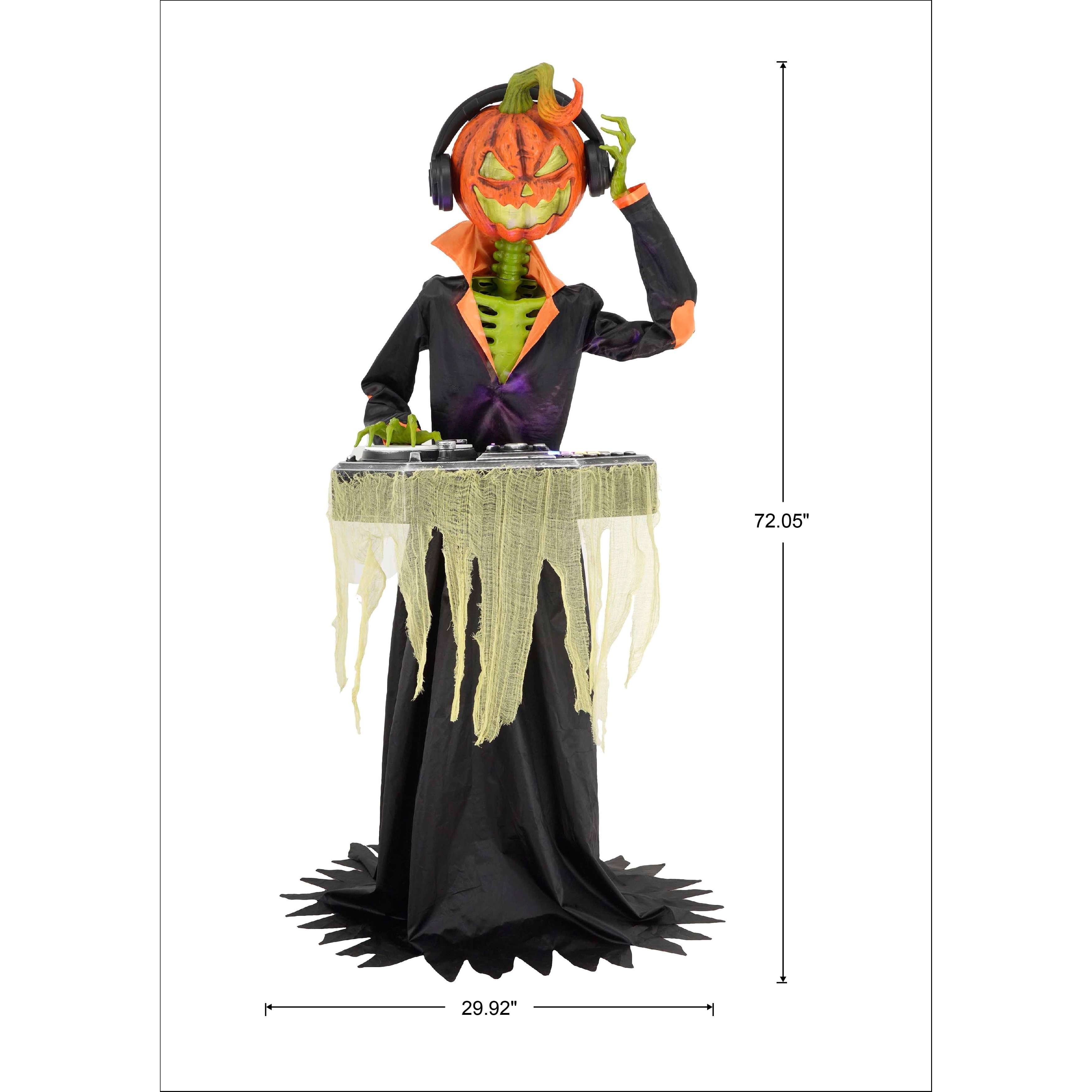 Way To Celebrate Animated DJ Jack 72-Inch Outdoor Decor photo 6